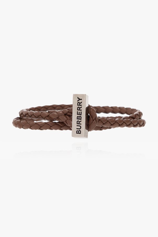 Burberry men's 2024 leather bracelet